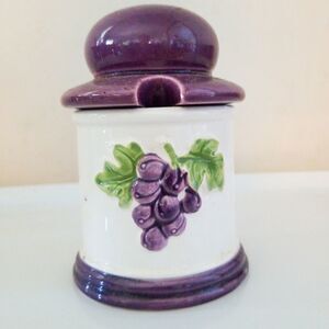 Japan made sugar/jelly canister vintage